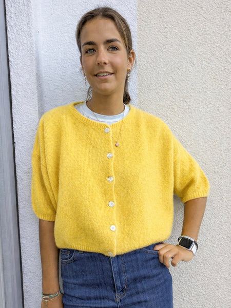 Primrose Mohair Balloon Sleeve Cardigan