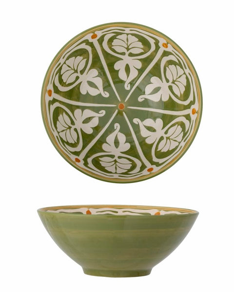 Green Heikki Stoneware Bowl