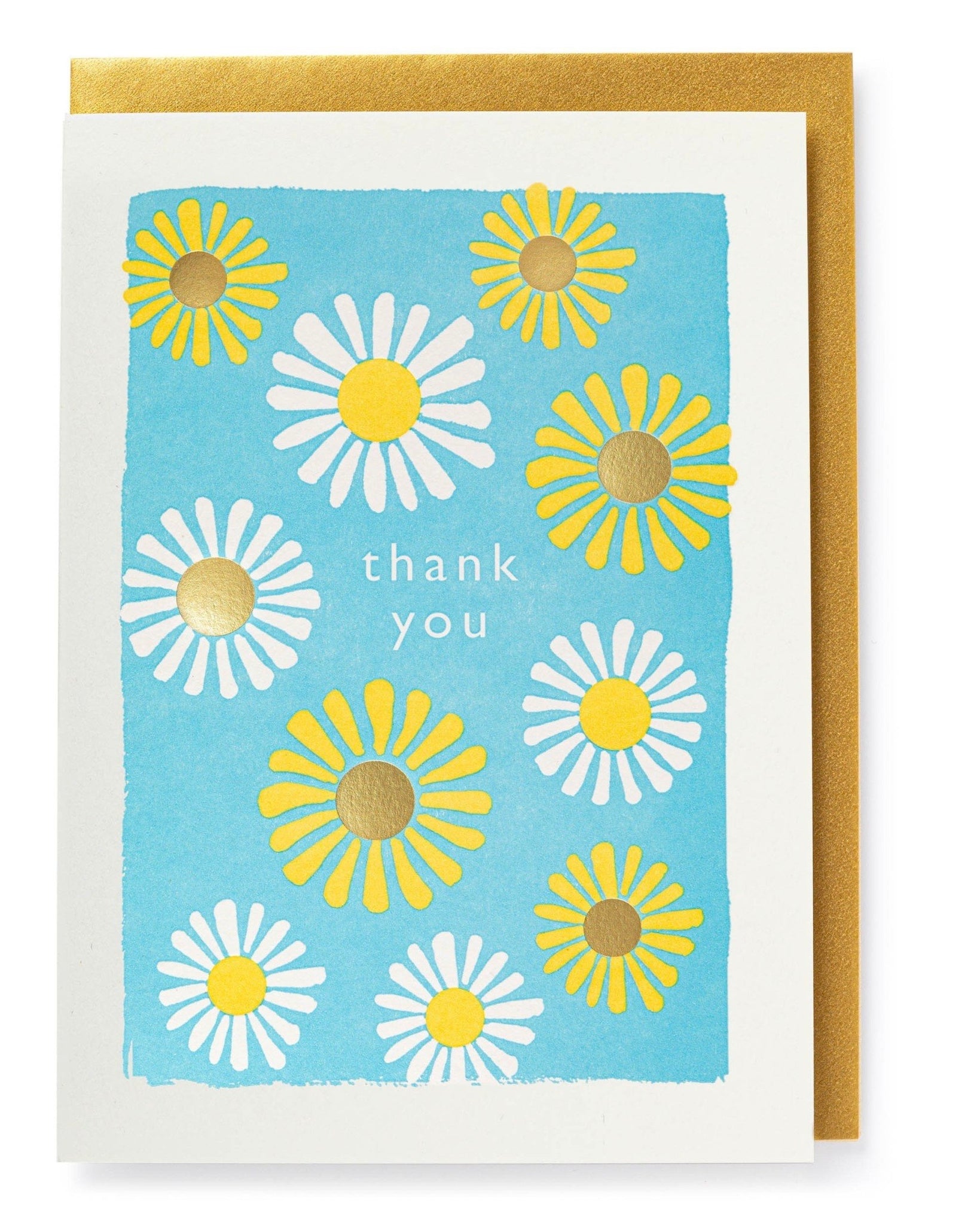 Thank You Daisy Card By Archivist Gallery