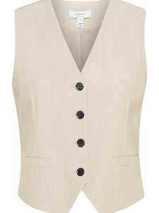 Oat Tailored Waistcoat by B Young