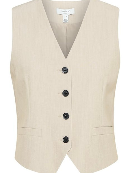 Oat Tailored Waistcoat by B Young