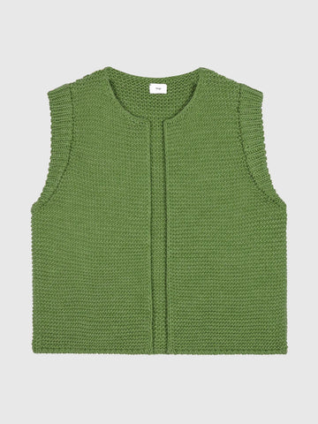 Pistachio Knitted Gilet by An’ge