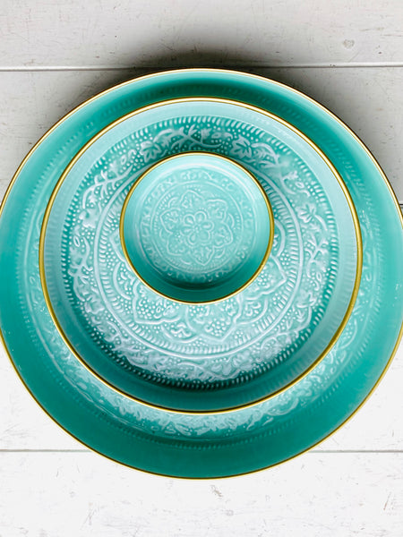 Small Duck Egg Metal Berbere Tray