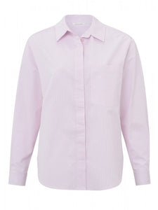 Pink Stripe Cotton Shirt by YAYA