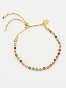 Gemstone Amelia Bracelet - Tourmaline -by Estella Bartlett