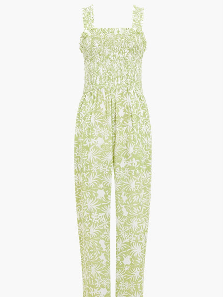 Floral Smocked Jumpsuit by Great Plains