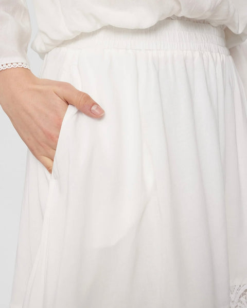 White Gaia Skirt by Nümph