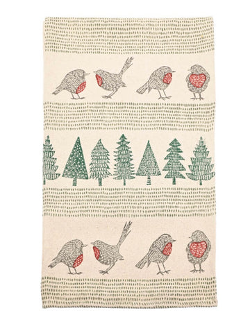 Robin Block Print Table Runner