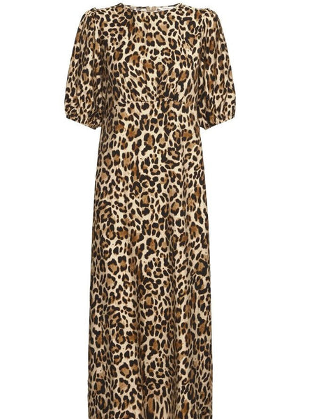 Leopard Print Maxi Dress by B Young