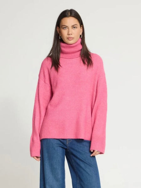 Rosa Polo Neck Jumper by Ichi