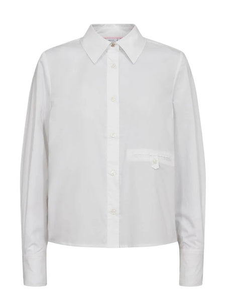 Bright White Boxy Shirt by Nümph