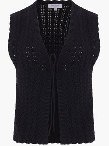 Black Tie Crochet Cardigan by Great Plains