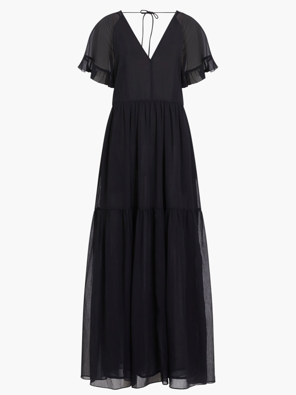 Black Chiffon Maxi Dress by Great Plains