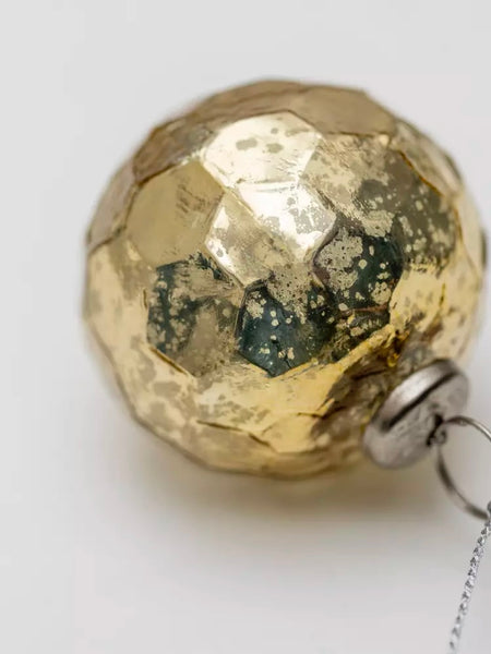 Gold Hammered Bauble