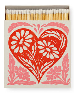 Botanical Heart MatchBox