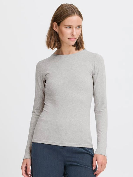 Grey Long Sleeve T-Shirt by B Young