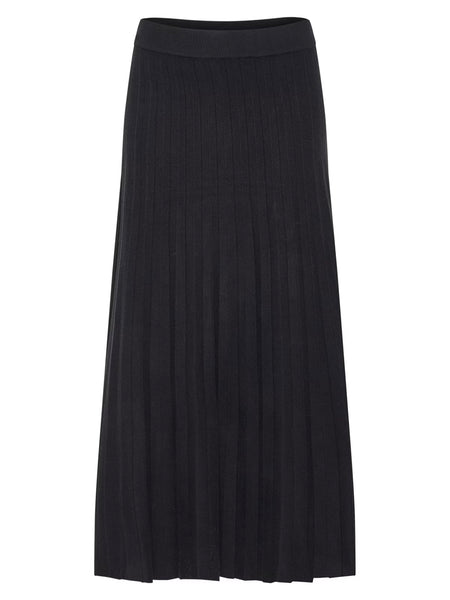 Black Knitted Skirt by B Young