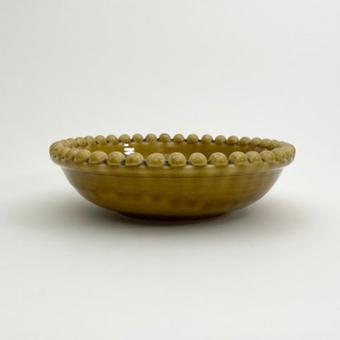 Ochre Pearl Ceramic Bowl Medium