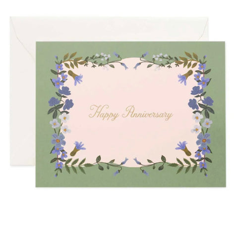 Wild Wood Happy Anniversary by Rifle Cards