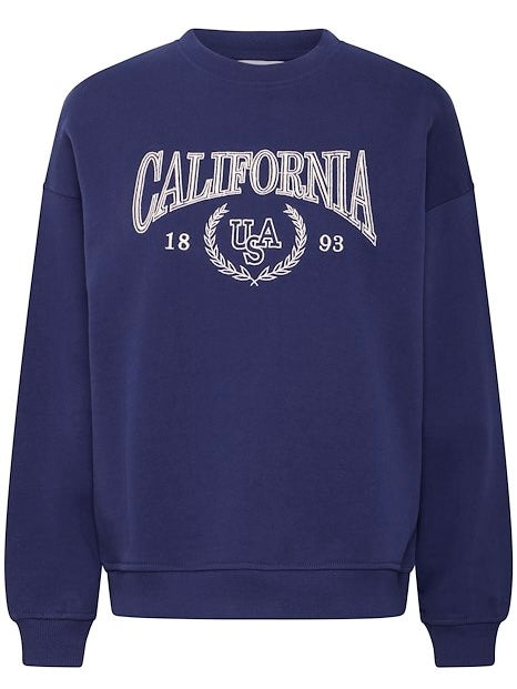 Navy California Sweatshirt By B Young