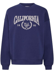 Navy California Sweatshirt By B Young