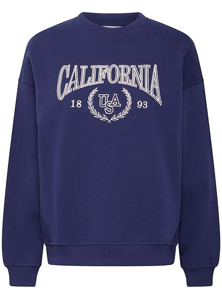 Navy California Sweatshirt By B Young