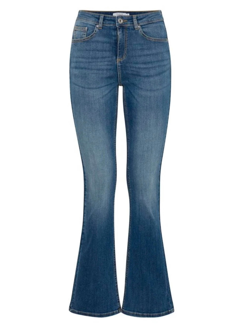 Faded Blue Lola Denim Kick Flare Jeans by B.Young