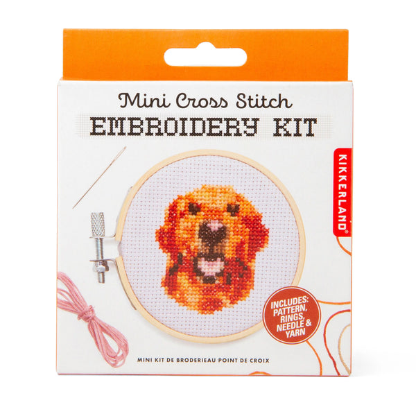Dog Mini Cross Embroidery Kit