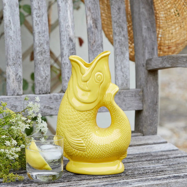 Yellow Glug Jug