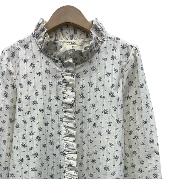 Blue Sprig Floral Blouse By Lili and Lala
