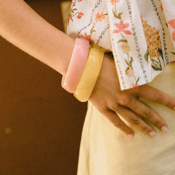 Yellow Resin Bracelet