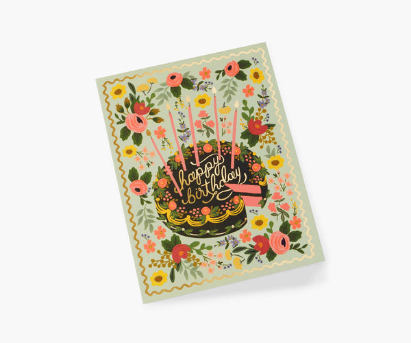 Floral Cake Birthday Card by Rifle Paper Co.Card