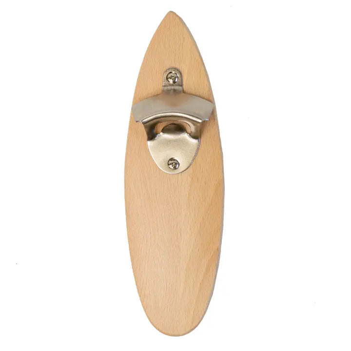 Solid Wood Magnetic Surfboard Bottle Opener