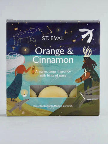 Christmas Orange & Cinnamon Tealights by St Eval