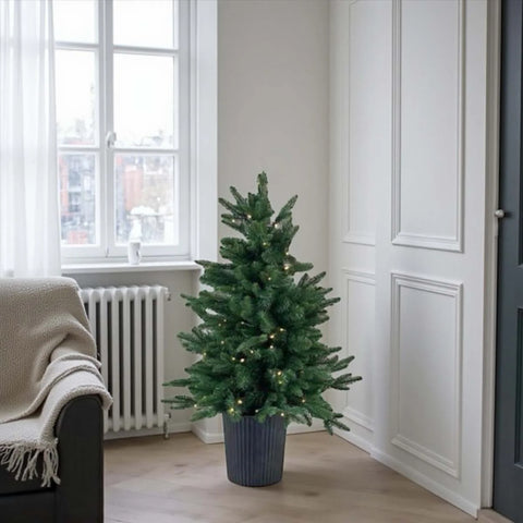 Christmas Tree With Lights - 90cm