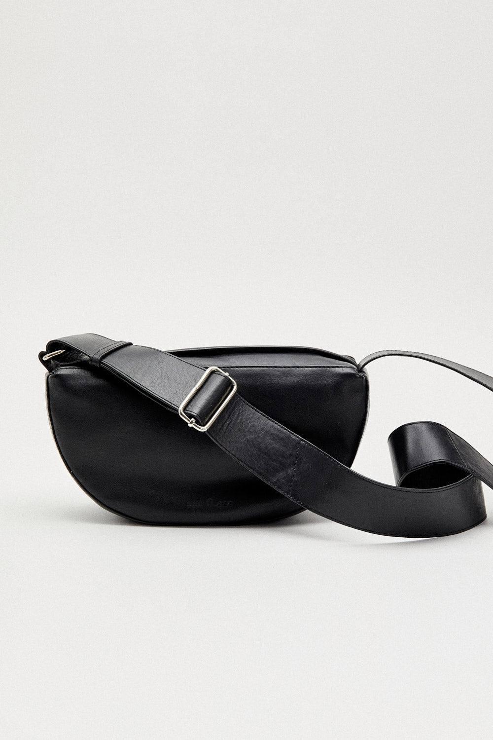 Black Leather Amsterdam Bag by Ese O Ese