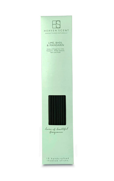 Lime, Basil and Mandarin Incense Sticks by Heaven Scent