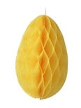 Giant Yellow Foldable Hanging Paper Easter Egg