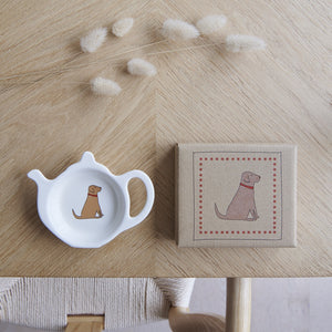 Fox Red Labrador Teabag Dish by Sweet William