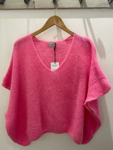 Bubblegum Pink Mohair Boxy Tank