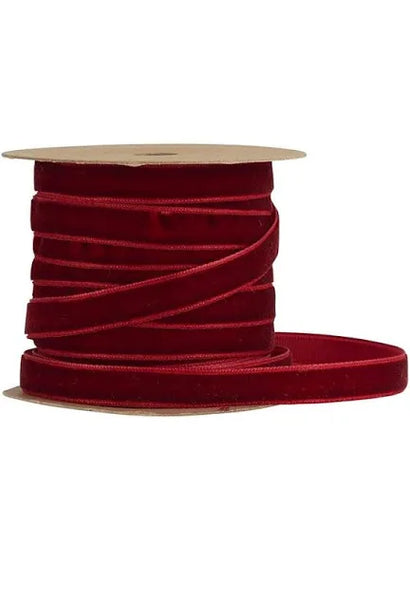Bordeaux Velvet Ribbon (10 Metre)