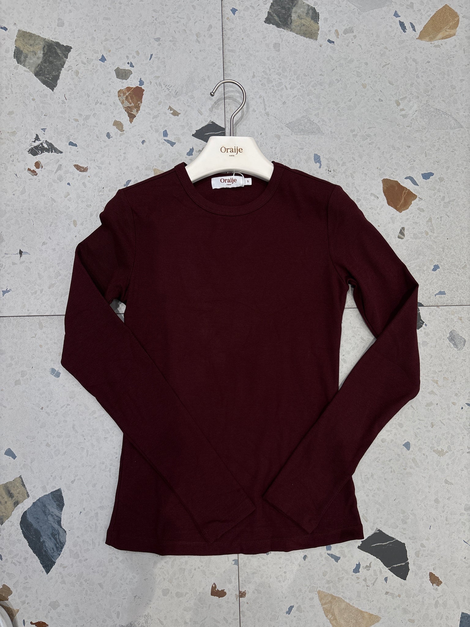 Mocha Basic L/S Tee by Oraije