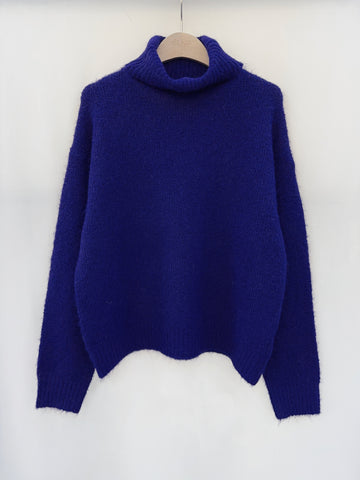 Electric Blue Slouch Jumper by Lili and Lala