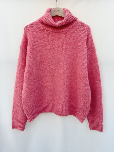 Pink Slouch Jumper by Lili and Lala