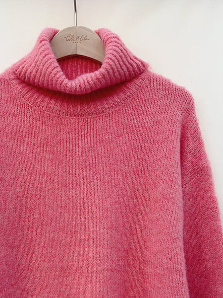 Pink Slouch Jumper by Lili and Lala