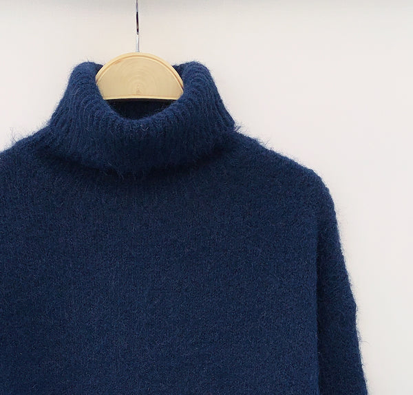 Navy Slouch Jumper by Lili and Lala