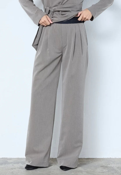 Walnut Logo Trousers by Co Couture