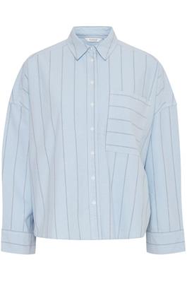 Blue Pin Striped Shirt by B Young