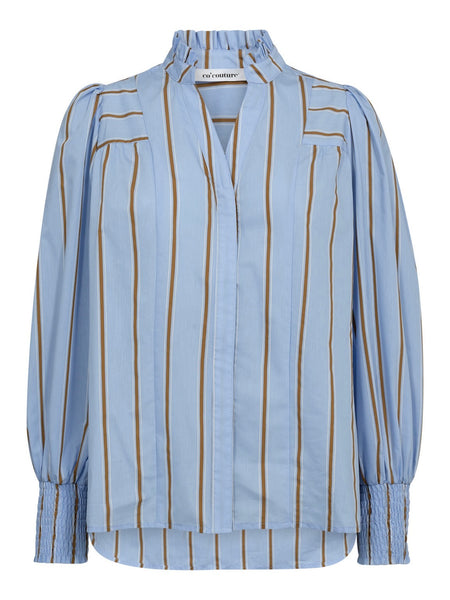 Blue Striped Shirt by Co’Couture