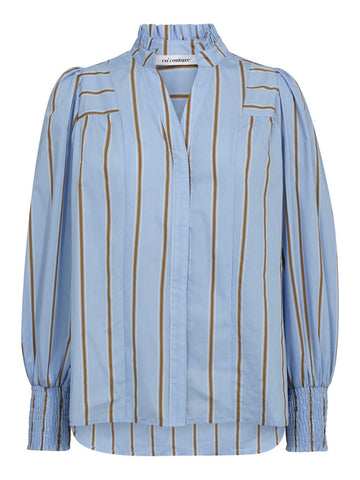 Blue Striped Shirt by Co’Couture